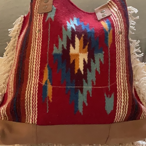 Will Southwest Leather and Wool Large Bag - Picture 5 of 15